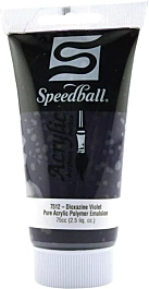 Speedball Acrylic Paint Mars Black 75ml