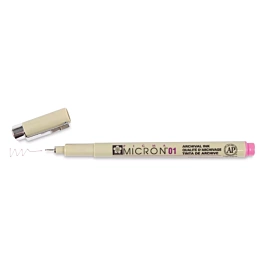 Rotulador calibrado rosa Sakura Pigma Micron 01