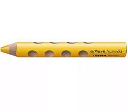 Lápiz Amarillo Limón Groove TripleOne Lyra