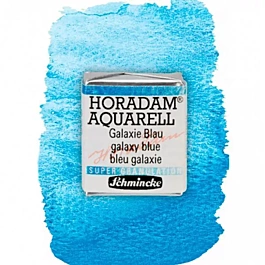 Horadam Superkorrelige aquarelverf 1/2 godet Galaxy Blue 973 Schmincke