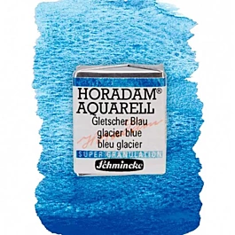 Horadam Superkorrelige aquarelverf 1/2 godet Glacial Blue 961 Schmincke