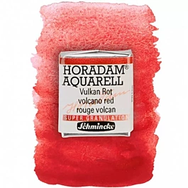 Horadam Superkorrelige aquarelverf 1/2 godet Volcano Red 913 Schmincke