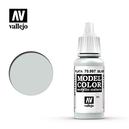 Pintura modelismo 997 plata Model Color Vallejo 17ml