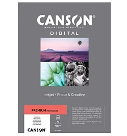 20 Papierów Fotograficznych Digital Premium High Gloss Canson A3