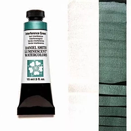 Acuarela Extrafina Interference Green tubo Daniel Smith 15ml