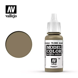 Farba modelarska 988 khaki brązowy Model Color Vallejo 17ml