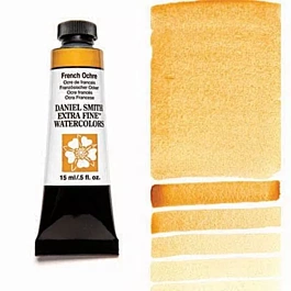 Daniel Smith Extra-Fine Watercolour, French Ochre, S.1 tube, 15ml