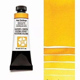 Watercolour Extrafine New Gamboge tube S.1 Daniel Smith 15ml