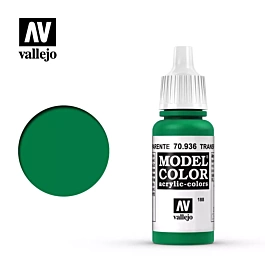 Pintura modelismo 936 verde transparente Model Color Vallejo 17ml