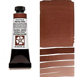 Daniel Smith Extra-Fine Eco-Friendly Red Iron Oxide Watercolour, S.2 tube, 15ml