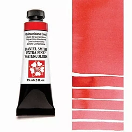 Watercolour Extrafine Quinacridone Coral tube S.2 Daniel Smith 15ml