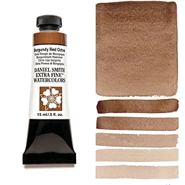 Daniel Smith Extra-Fine Watercolour, Burgundy Red Ochre, S.2 tube, 15ml