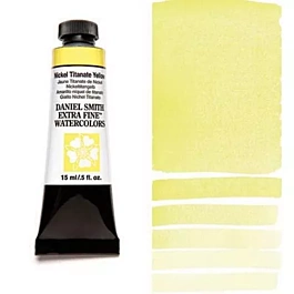Watercolour Extrafine Nickel Titanate Yellow tube S.1 Daniel Smith 15ml