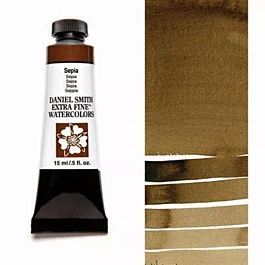 Watercolour Extra Fine Sepia tube S.1 Daniel Smith 15ml