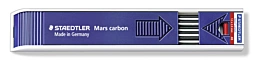 Conjunto de 12 cabos 4B Mars Carbon Staedtler de 2 mm