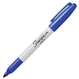 Marker Permanentny Cienka Końcówka Ciemnoniebieski Sharpie