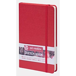 Cuaderno Sketch Book Rojo ArtCreation 140g/m² 13x21cm