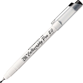 Rotulador punta cuadrada negro Calligraphy Zig 2mm