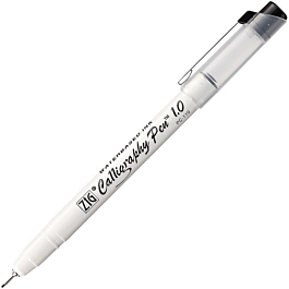 Rotulador punta cuadrada negro Calligraphy Zig 1mm