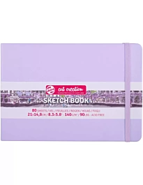 Cuaderno Sketch Book Violeta Pastel ArtCreation 140g/m² 21x14,8cm