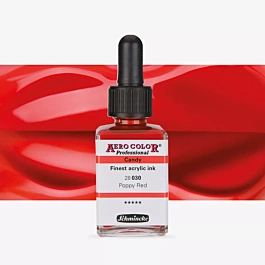 Atrament akrylowy 030 Poppy Red Candy Aerocolor Professional Schmincke 28ml