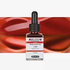 Atrament akrylowy 064 Teak brown Candy Aerocolor Professional Schmincke 28ml