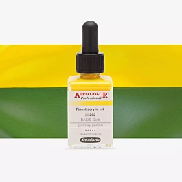 Atrament akrylowy 202 Primary żółty Candy Aerocolor Professional Schmincke 28ml