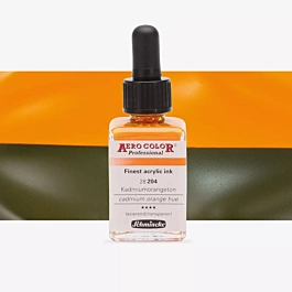 Atrament akrylowy 204 Cadmium Orange Candy Aerocolor Professional Schmincke 28ml