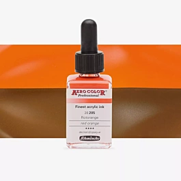 Atrament akrylowy 205 Orange Red Candy Aerocolor Professional Schmincke 28ml