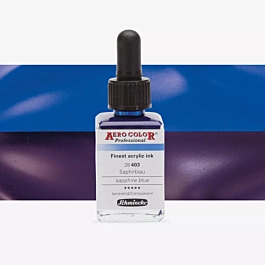 Atrament akrylowy 402 Szafirowy błękit Candy Aerocolor Professional Schmincke 28ml