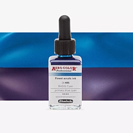 Atrament akrylowy 405 Primary blue cyan Candy Aerocolor Professional Schmincke 28ml