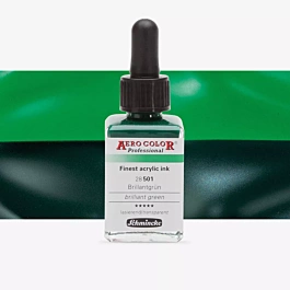 Atrament akrylowy 501 Jasnozielony Candy Aerocolor Professional Schmincke 28ml