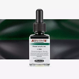 Atrament akrylowy 504 Chrom tlenek zielony Candy Aerocolor Professional Schmincke 28ml