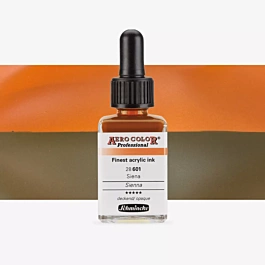 Atrament akrylowy 601 Siena Candy Aerocolor Professional Schmincke 28ml