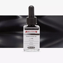 Atrament akrylowy 702 Black Aerocolor Professional Schmincke 28ml
