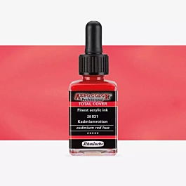Atrament akrylowy 831 Czerwień kadmowa Aerocolor Professional Schmincke 28ml