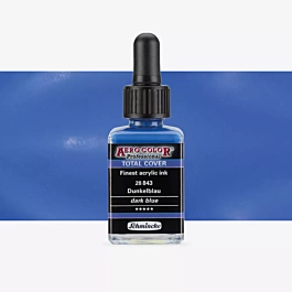 Atrament akrylowy 843 Ciemnoniebieski Aerocolor Professional Schmincke 28ml