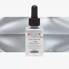 Atrament akrylowy 906 Jasnosrebrny Aeroshine Professional Schmincke 28ml