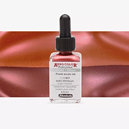 Atrament akrylowy 917 Metaliczny błyszczący granat Aeroshine Professional Schmincke 28ml