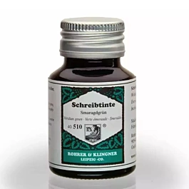 Tinta estilográfica 510 Verde esmeralda Schreibtinte Rohrer & Klingner 50ml