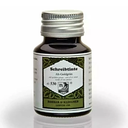 Tinta estilográfica 530 Verde antiguo Schreibtinte Rohrer & Klingner 50ml