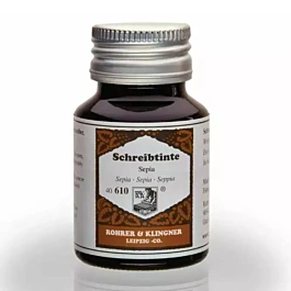 Tinta estilográfica 610 Sepia Schreibtinte Rohrer & Klingner 50ml