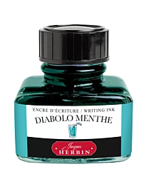 Inchiostro calligrafico tradizionale Diabolo Menthe J.Herbin 30ml