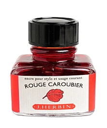 Inchiostro calligrafico tradizionale Caroubier Red J.Herbin 30ml