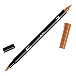 Tombow ABT Dual Brush Pen 977 Saddle Brown Blender 