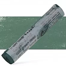 Pastel suave barra 81B Verde frío oscuro Schmincke 