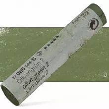 Pastel suave barra 86B Verde oliva S2 Schmincke 