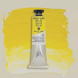 Tubo di pittura ad olio giallo limone cadmio sostantivo 545 Rive Gauche Sennelier 40ml