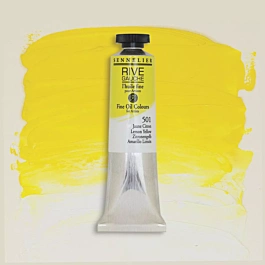 Tubo di colore ad olio giallo limone 501 Rive Gauche Sennelier 40ml