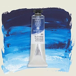 Tubo di pittura ad olio blu antrachinone 395 Rive Gauche Sennelier da 40 ml